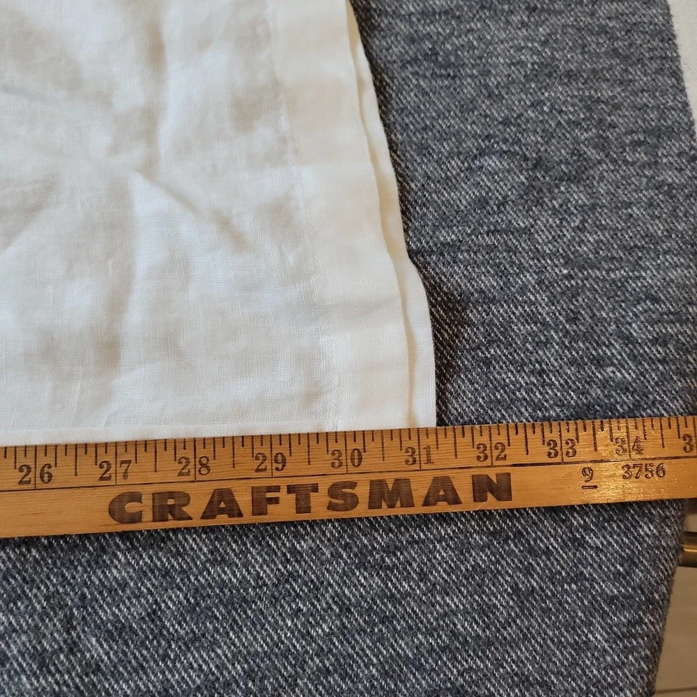 NWT Club Room Luxury Pants Men's XL Linen White Drawstring Beach Preppy Casual
